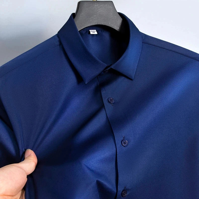 Adrien™ – Chemise Homme Anti-Froissage Slim Fit