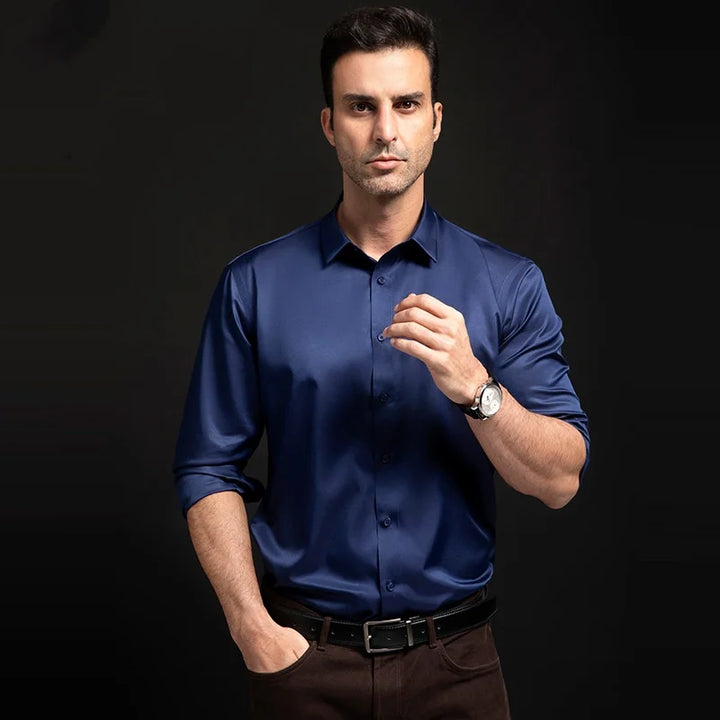 Adrien™ – Chemise Homme Anti-Froissage Slim Fit