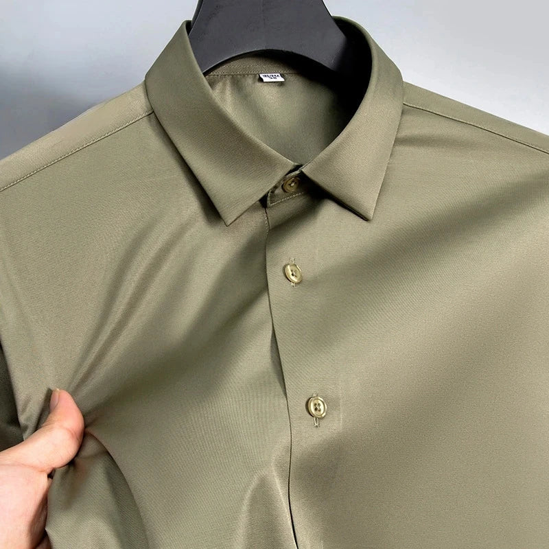 Adrien™ – Chemise Homme Anti-Froissage Slim Fit