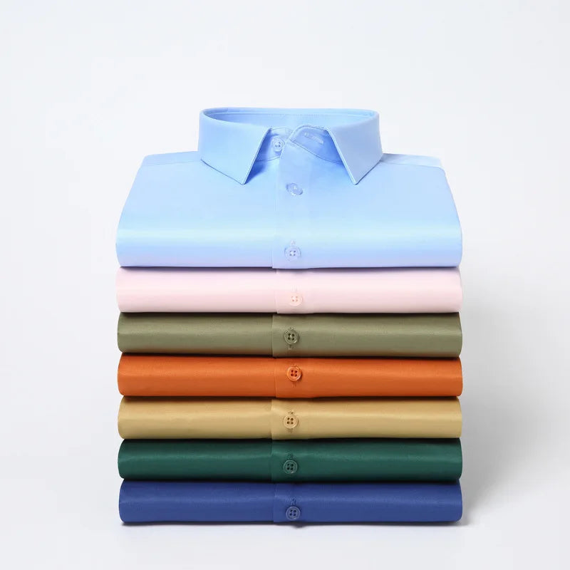 Adrien™ – Chemise Homme Anti-Froissage Slim Fit