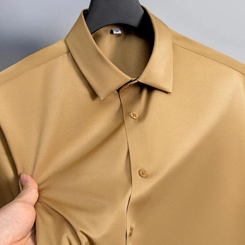 Adrien™ – Chemise Homme Anti-Froissage Slim Fit