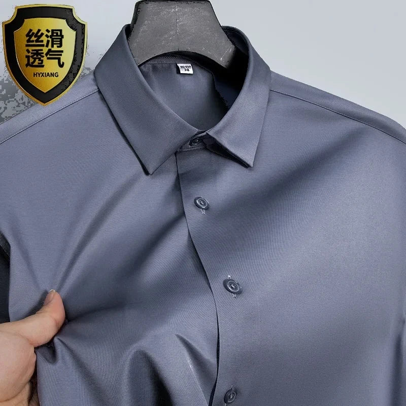 Adrien™ – Chemise Homme Anti-Froissage Slim Fit