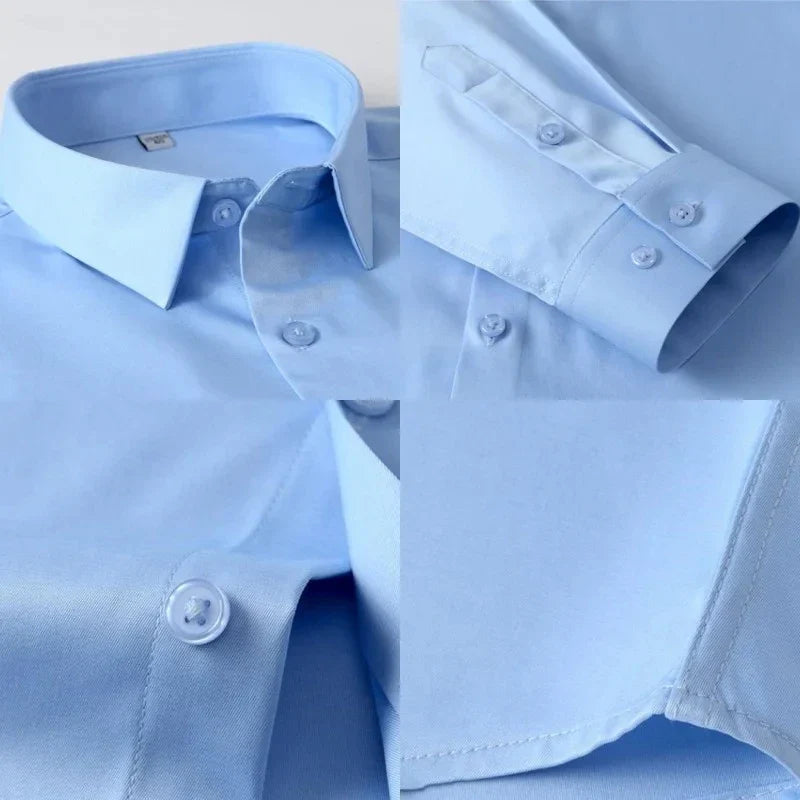 Adrien™ – Chemise Homme Anti-Froissage Slim Fit